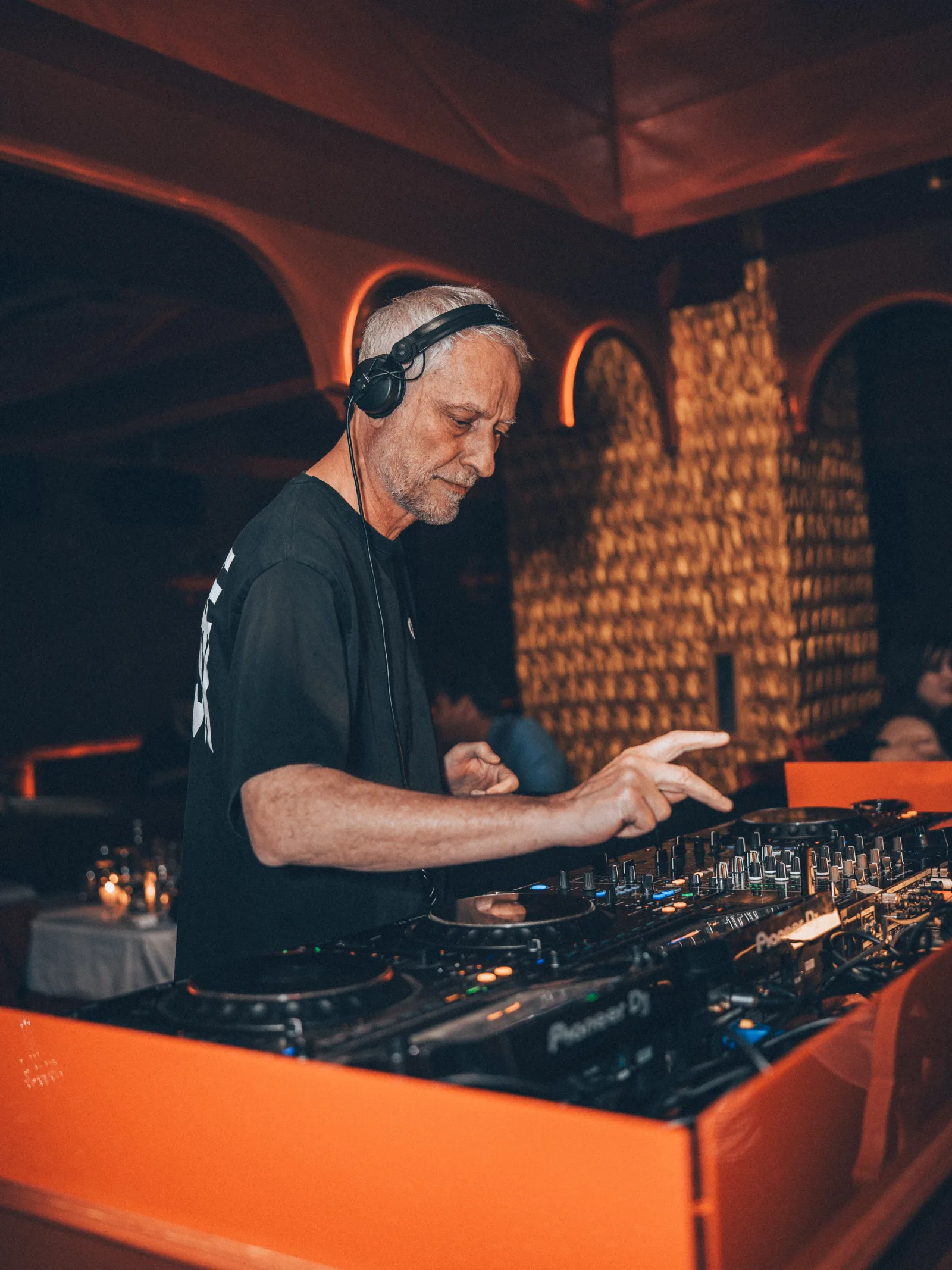 DJ performing for guests at The Club Agadir