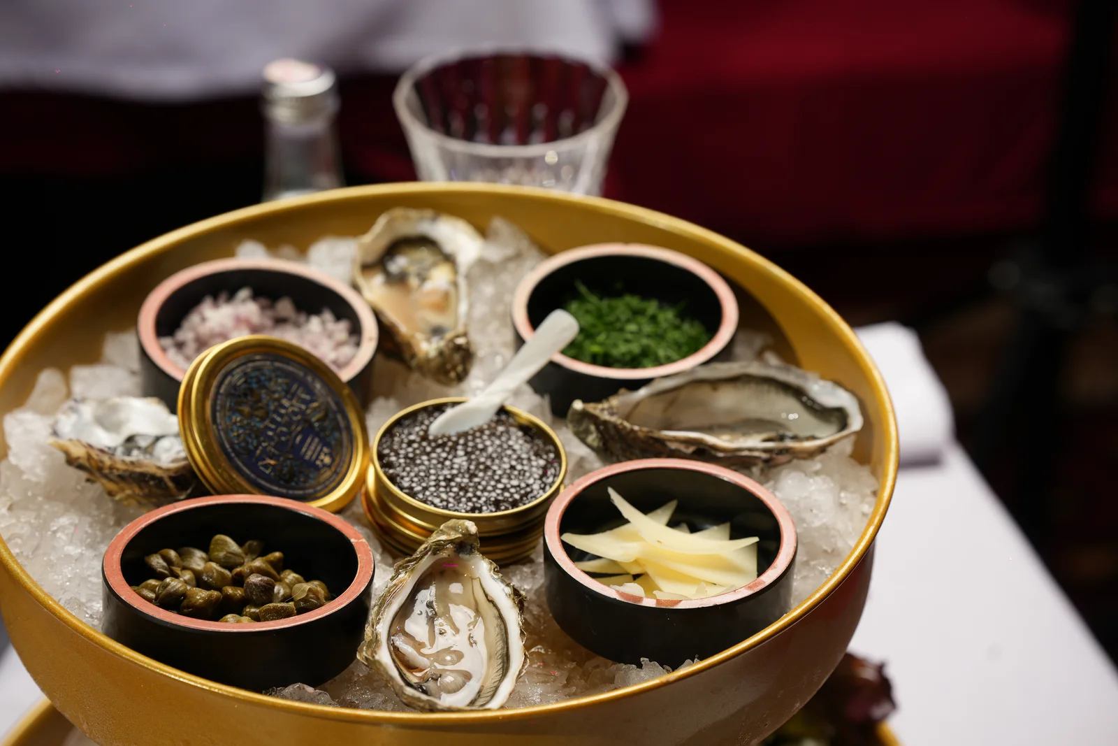Fine dining table at The Club Agadir
